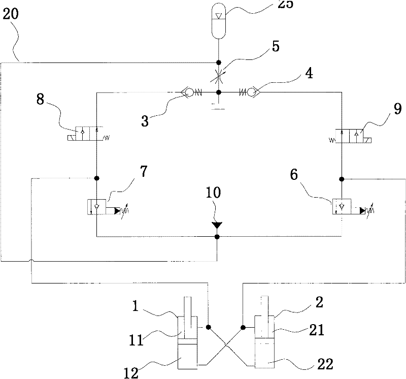 Constant pressure damping control and buffering system