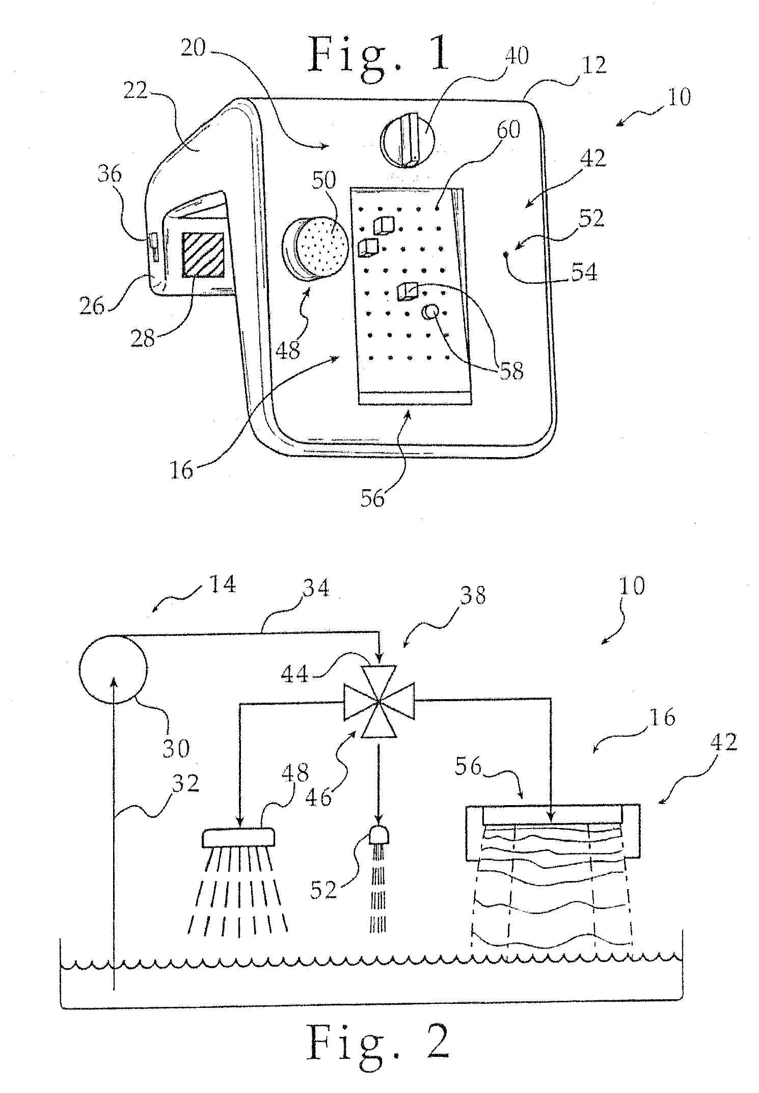 Recirculating water bath toy