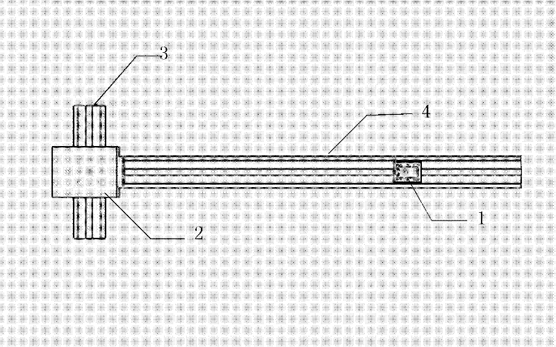 Method for measuring spot size of multi-element infrared ray shaft temperature detector