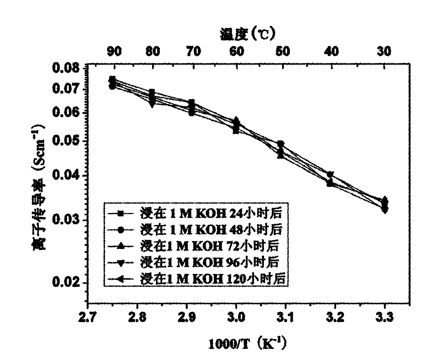 Polymer anion exchange membrane and preparation method thereof