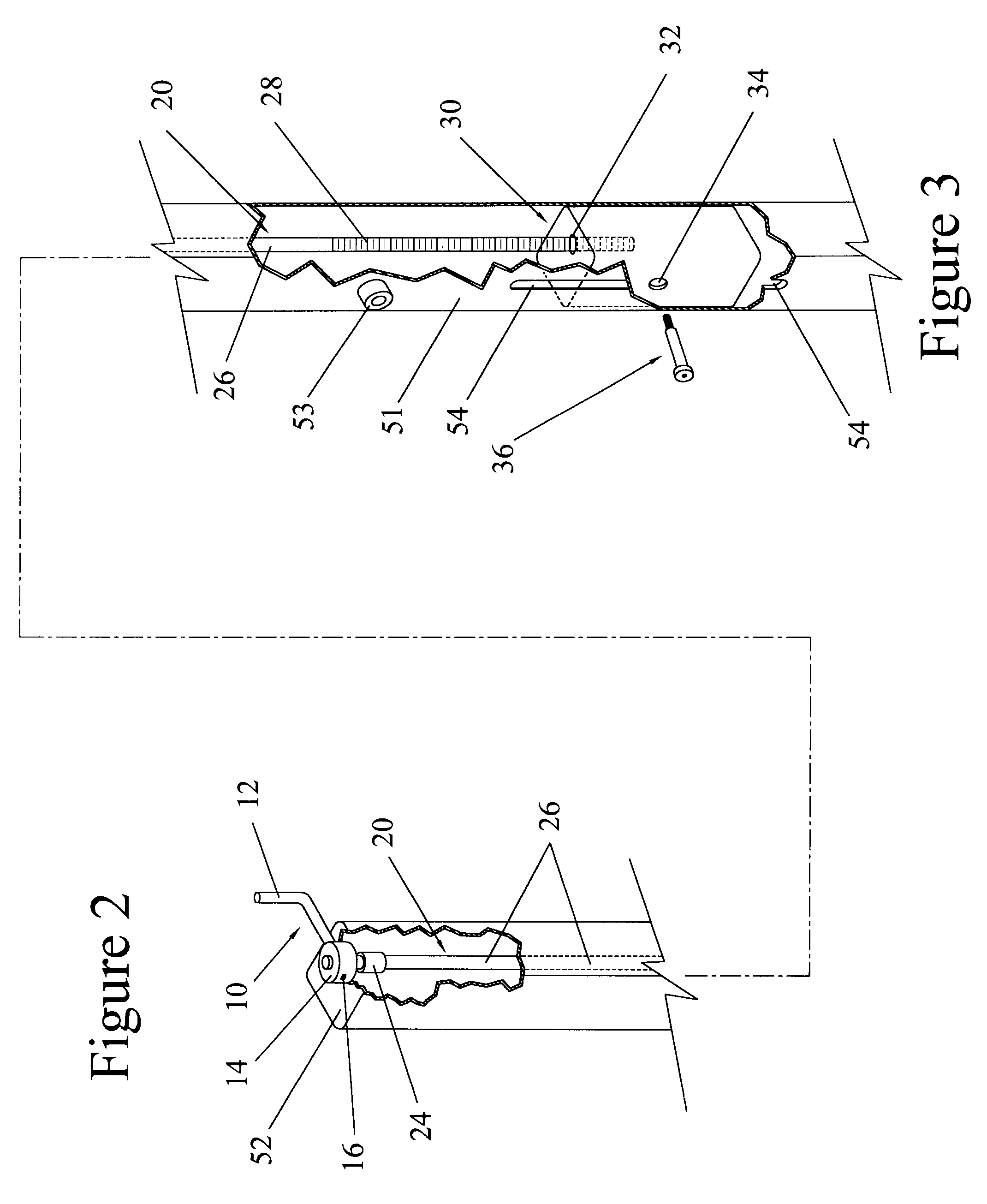 Adjustable scaffold used with concrete-receiving forms