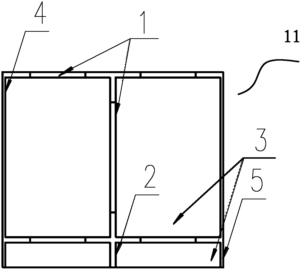 Unit-form residential building system of totally assembled type prefabricated concrete structure