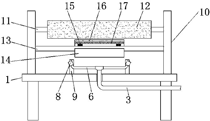 A flattening device for protective film winding