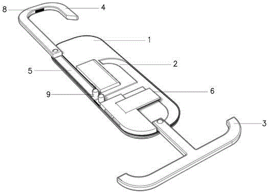 A folded-type electronic scale