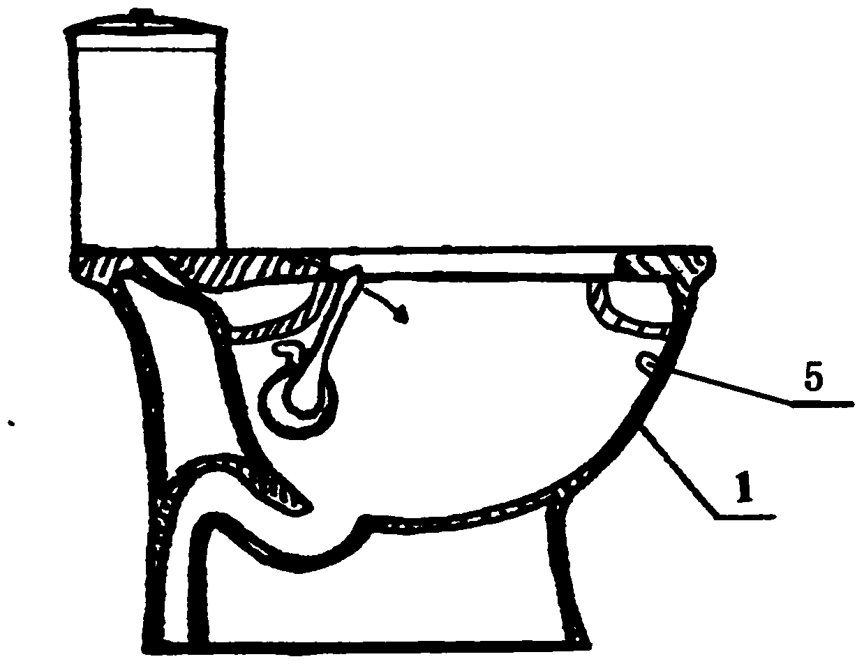 Water flushing valve