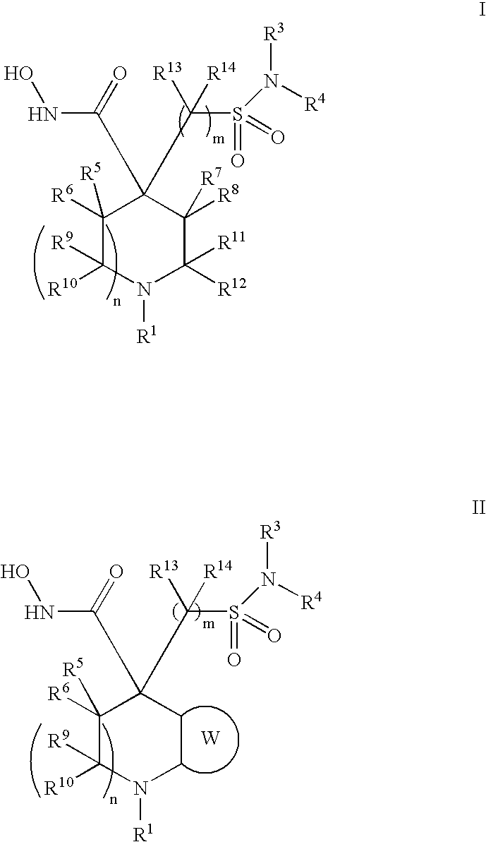 Hydroxamic acid derivatives as metalloprotease inhibitors