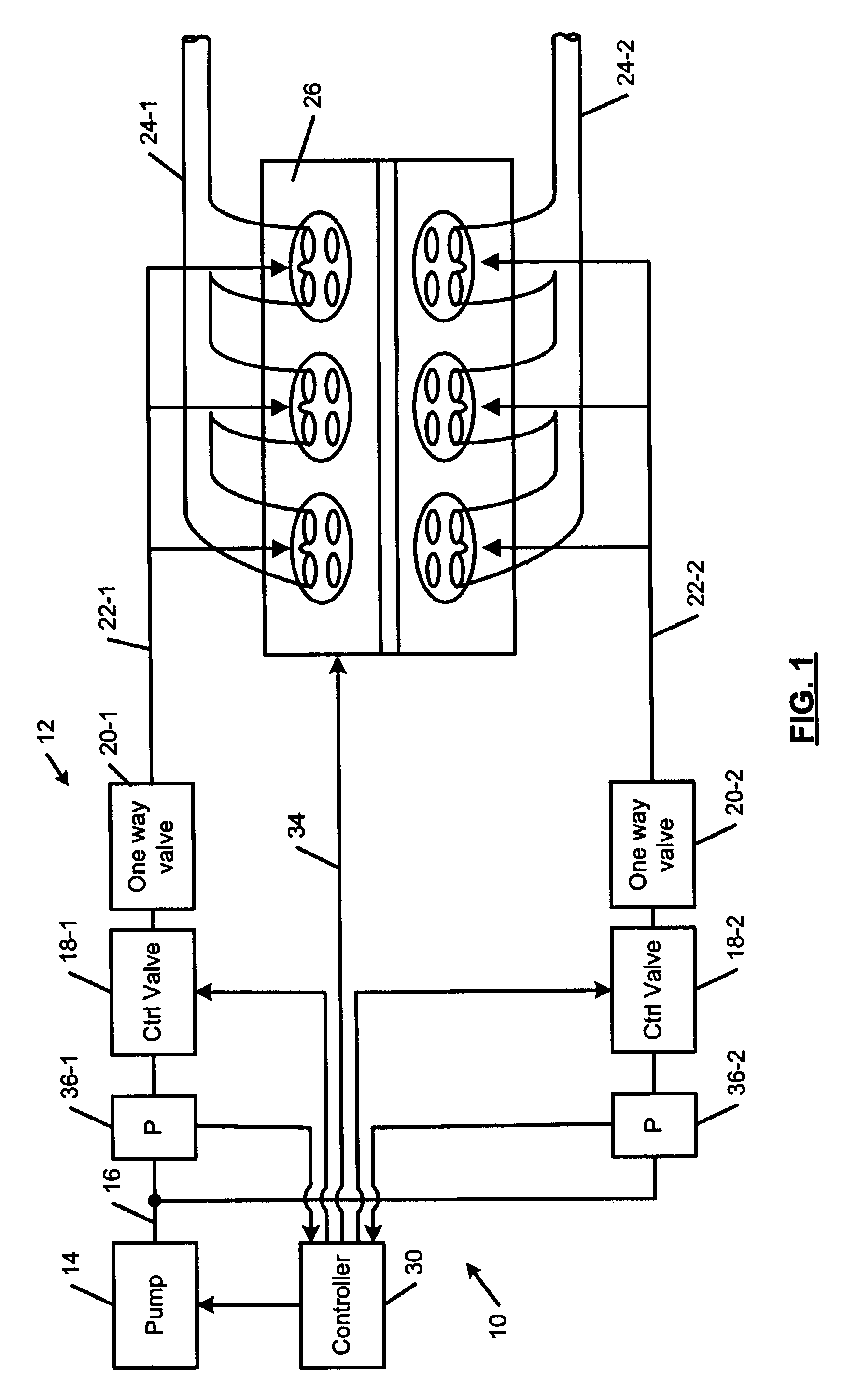 Secondary air injection diagnostic system using pressure feedback