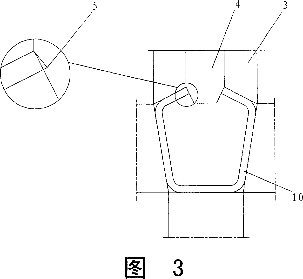 Steel band side treating process