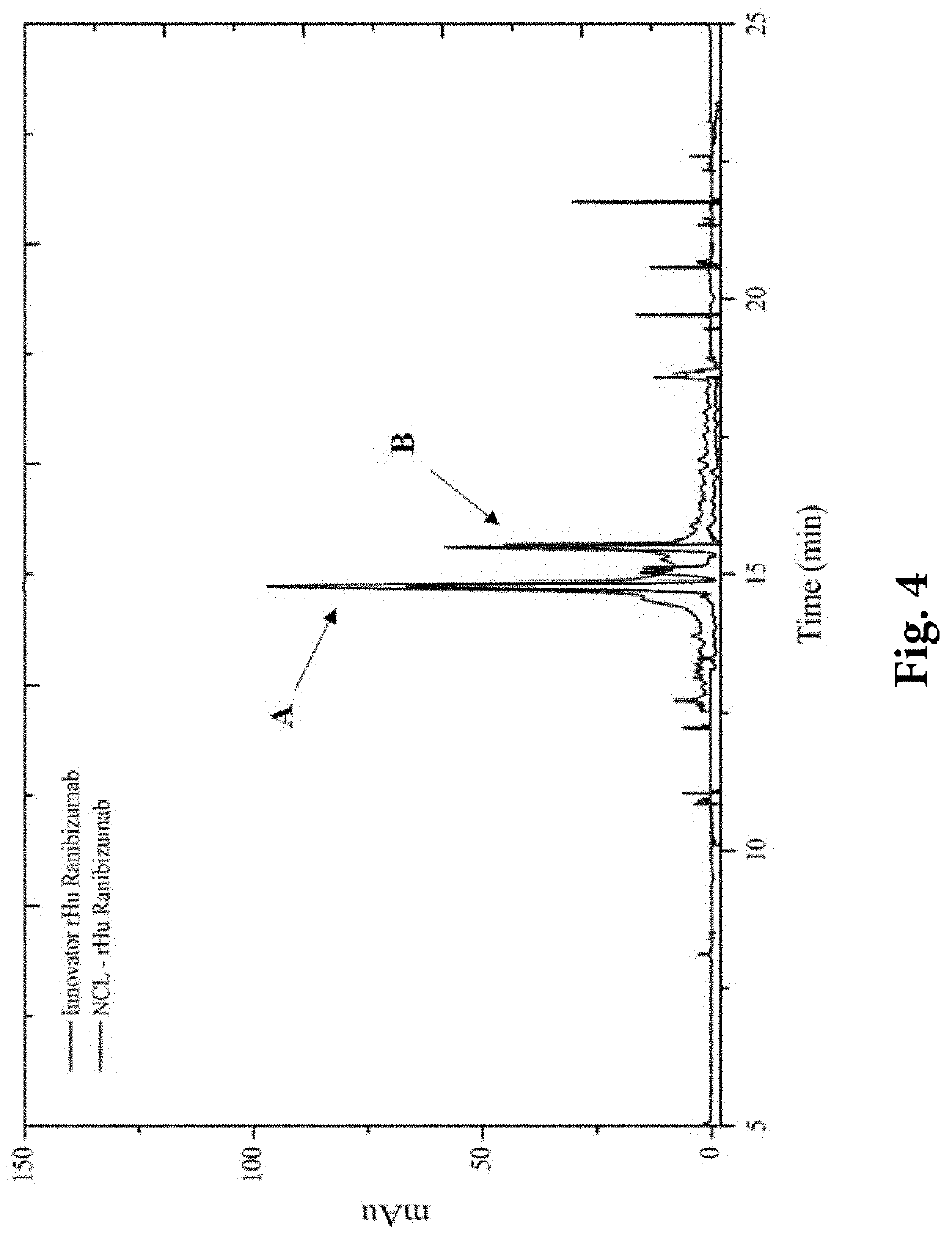 Iptg-free induction process for expression of biosimilar rhu ranibizumab antibody fragment using e. coli