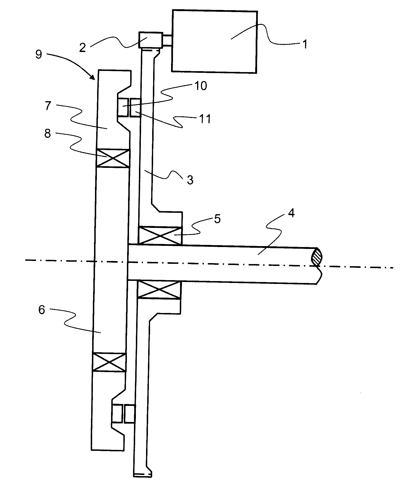 Flywheel arrangement for an internal combustion engine