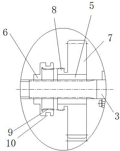 Self-adaptive flexible friction speed limiting material conveying device for preventing gear release