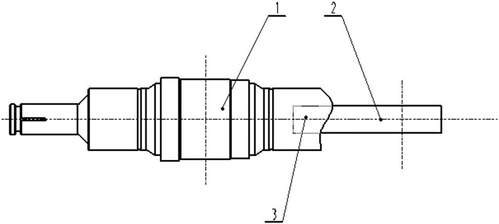 Method for repairing fractured transmission shaft