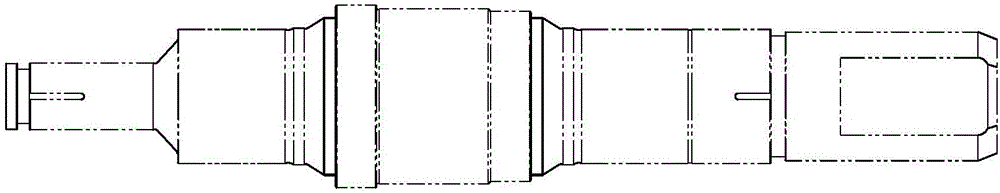 Method for repairing fractured transmission shaft