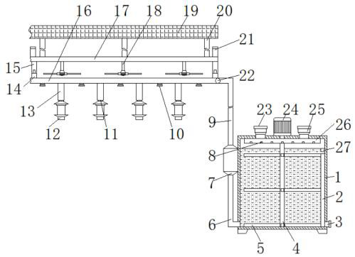 Efficient deinsectization device for livestock breeding and using method