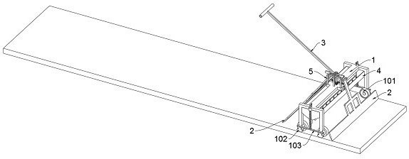 A rock material processing device based on civil engineering