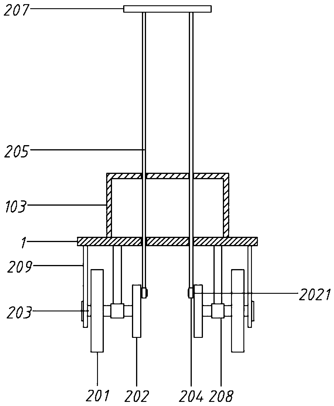 Agricultural seeding equipment with anti-blocking function