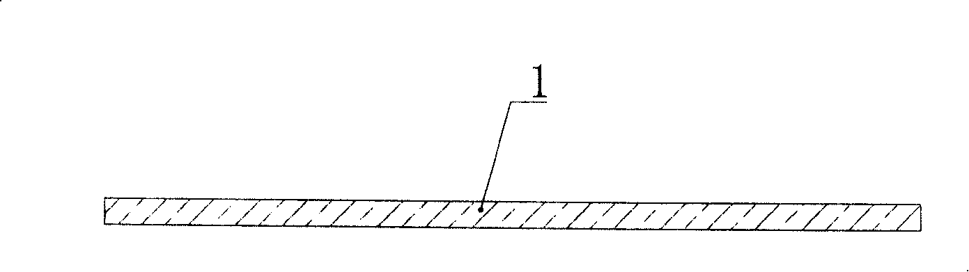 Method for making polarizing invisible image by using heat sensitive process