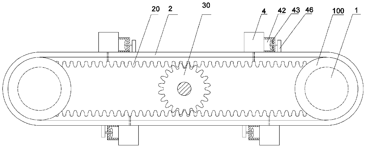 Device for manufacturing gear for universal machinery cam shaft