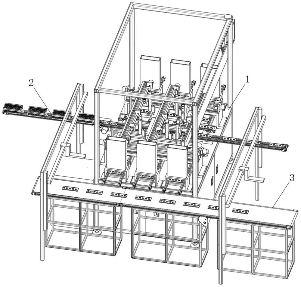 A side groove gluing device for processing photovoltaic solar panels and its working method