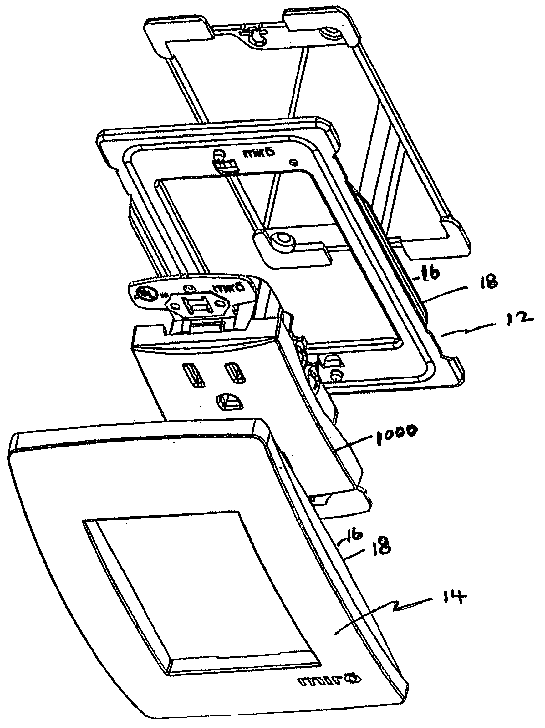 Screwless faceplate components and assembly