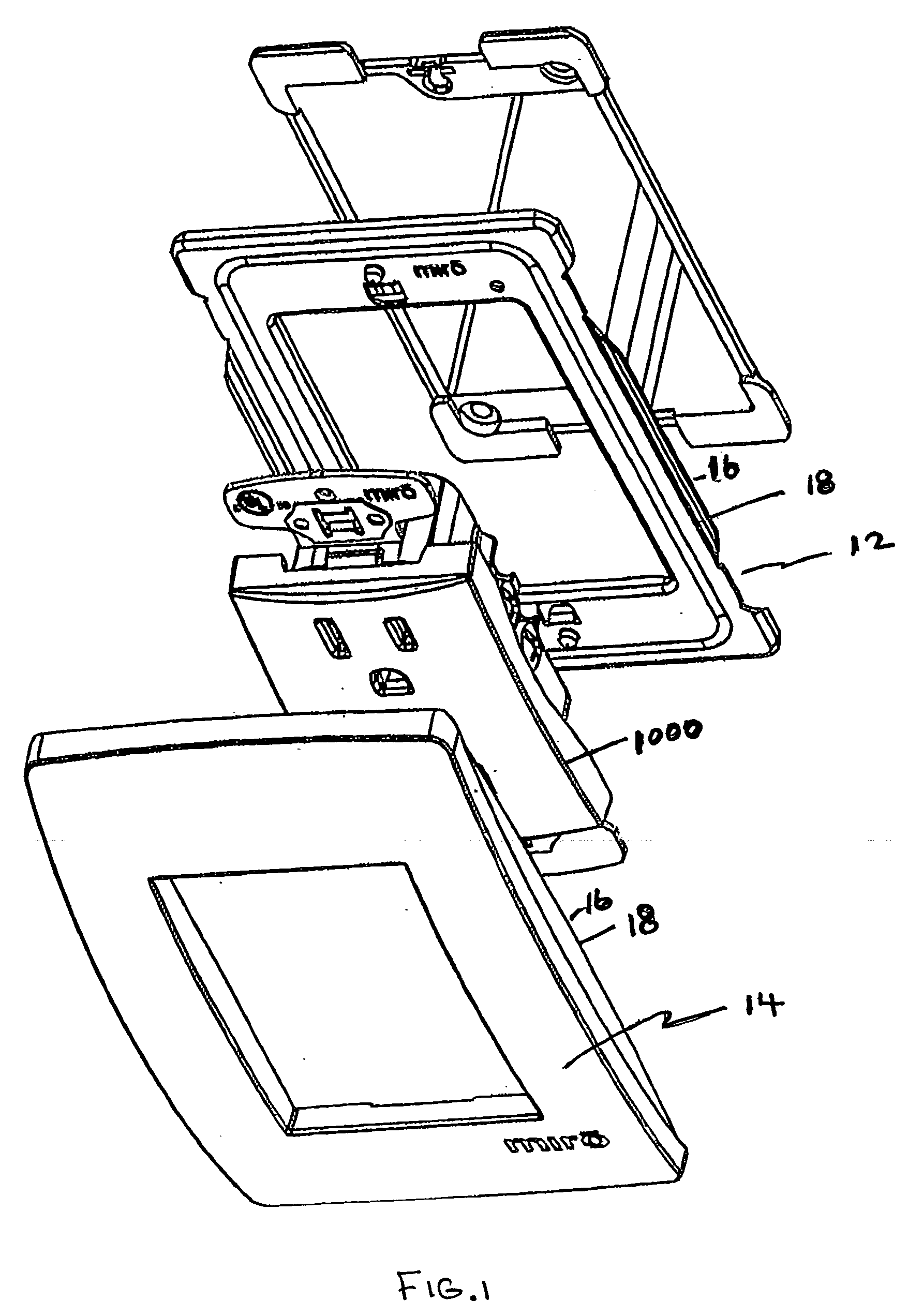 Screwless faceplate components and assembly