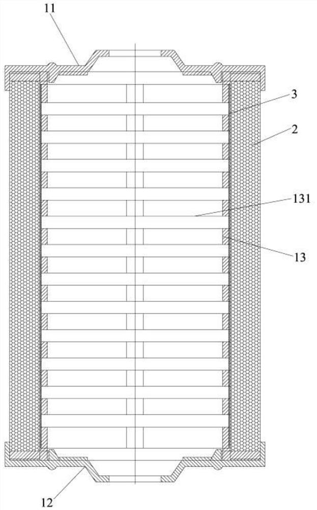 Diesel oil filtering device