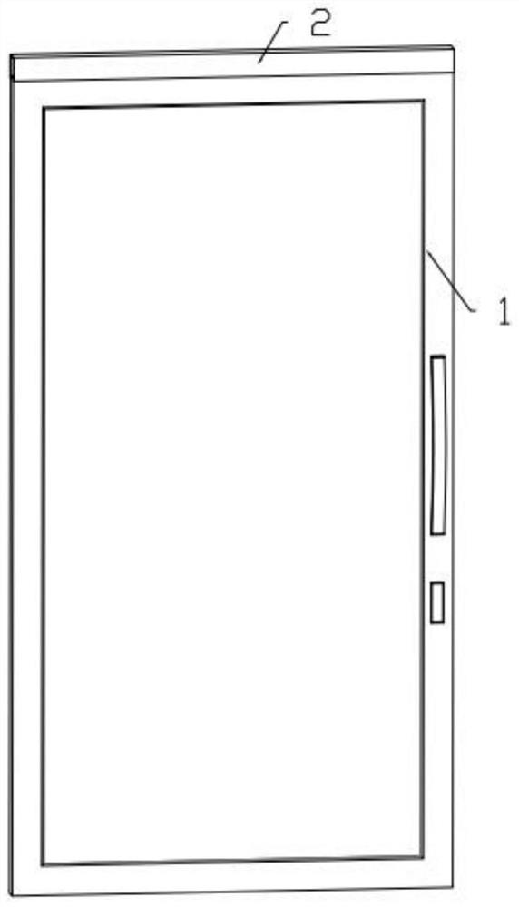 Control system of voice control automatic door and door provided with control system