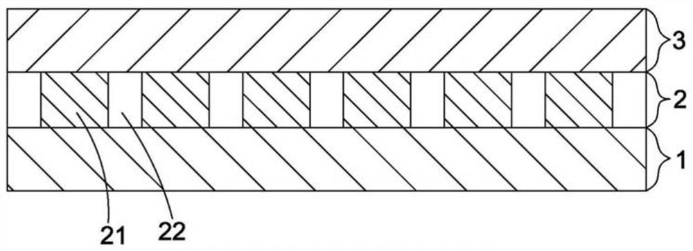 Directly-lapped three-carding spunlace non-woven fabric and preparation method thereof