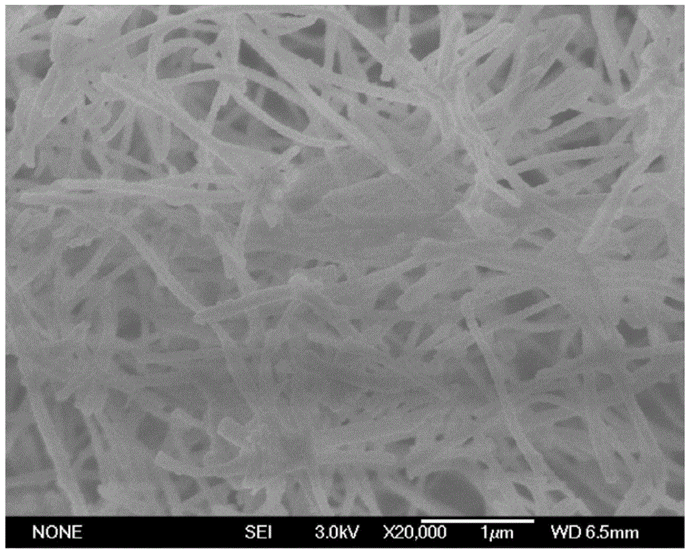 Molecular sieve nanotube aerogel and preparation method thereof