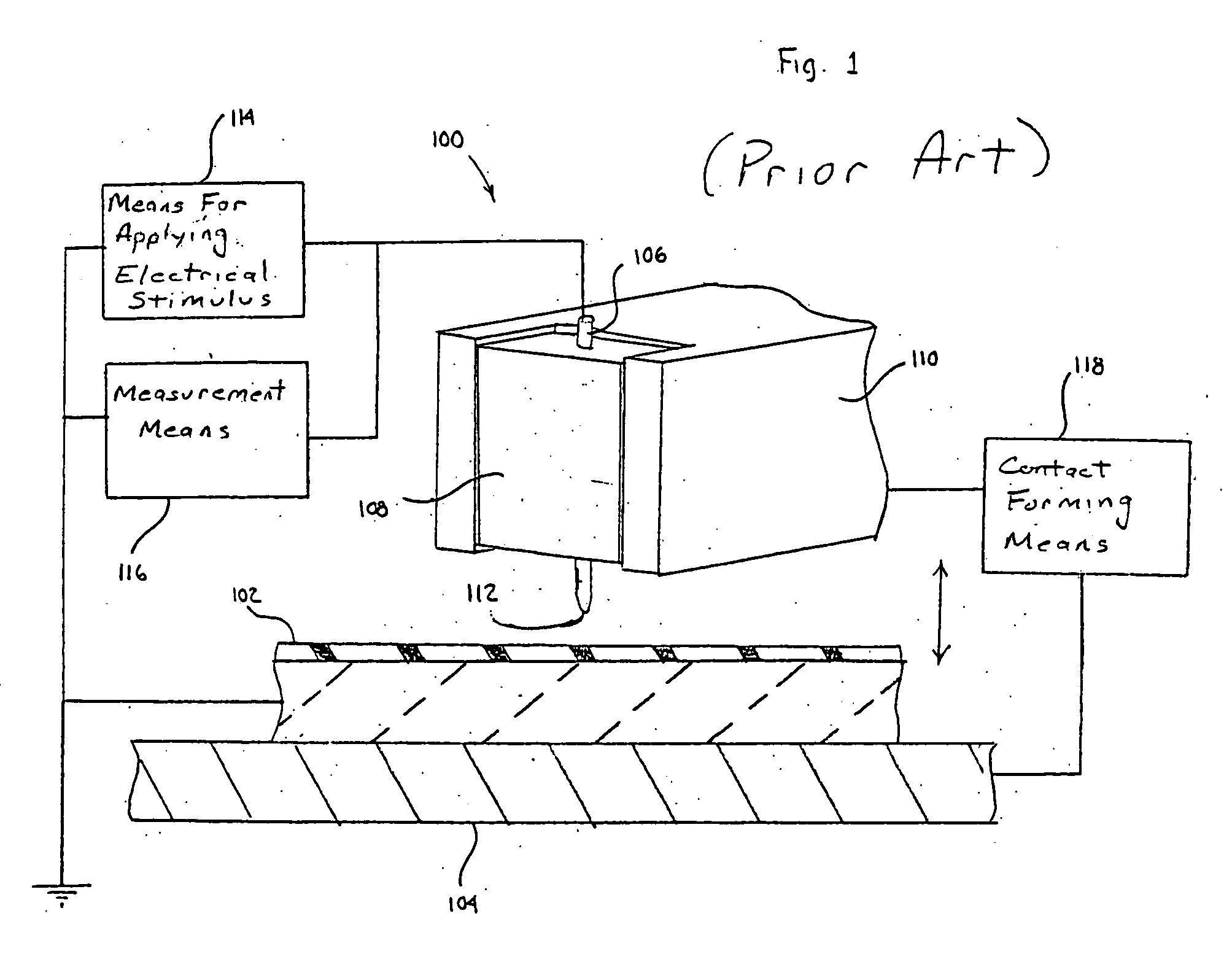 Method and apparatus for removing and/or preventing surface contamination of a probe