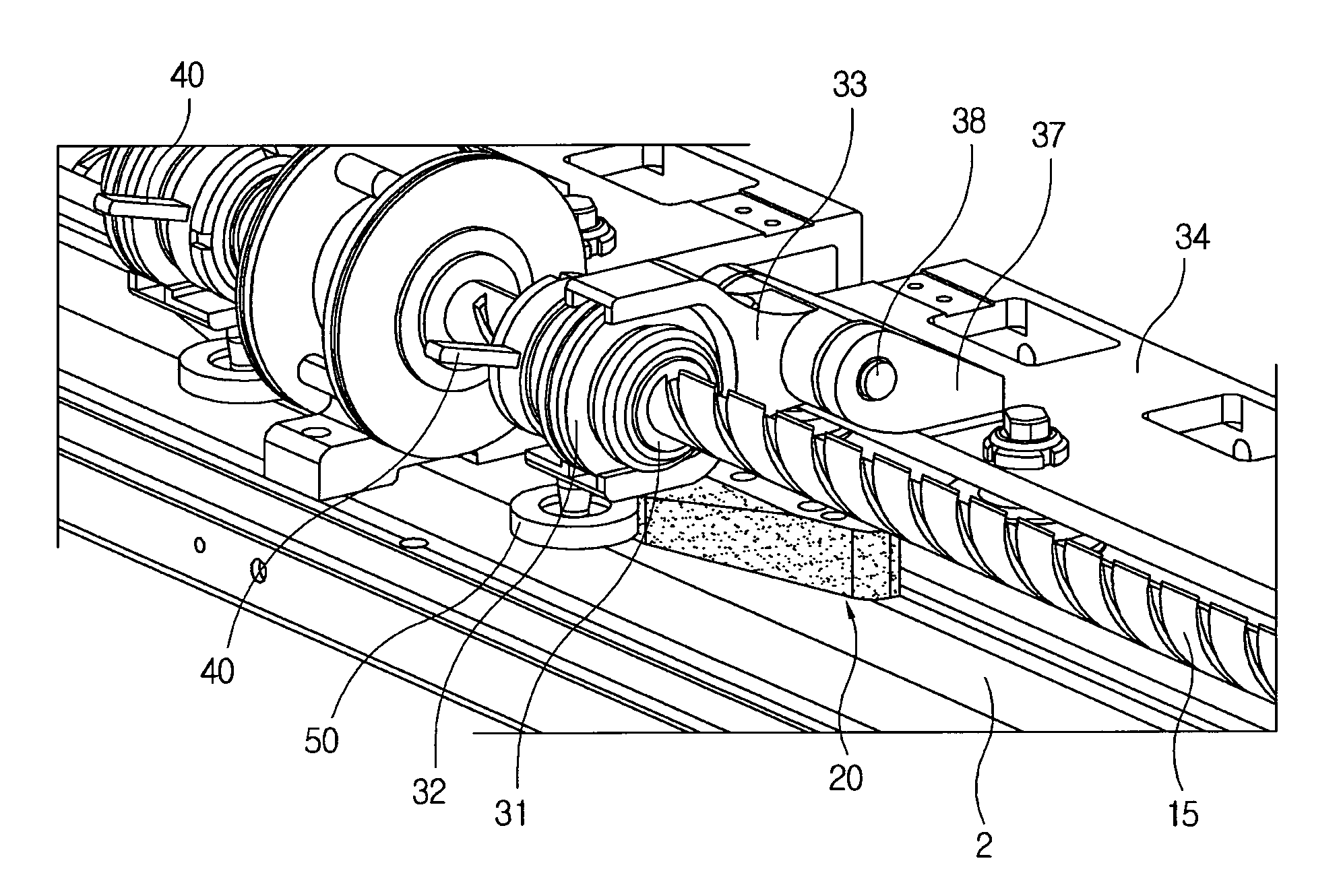 Electric door-locking apparatus, and electric door comprising same