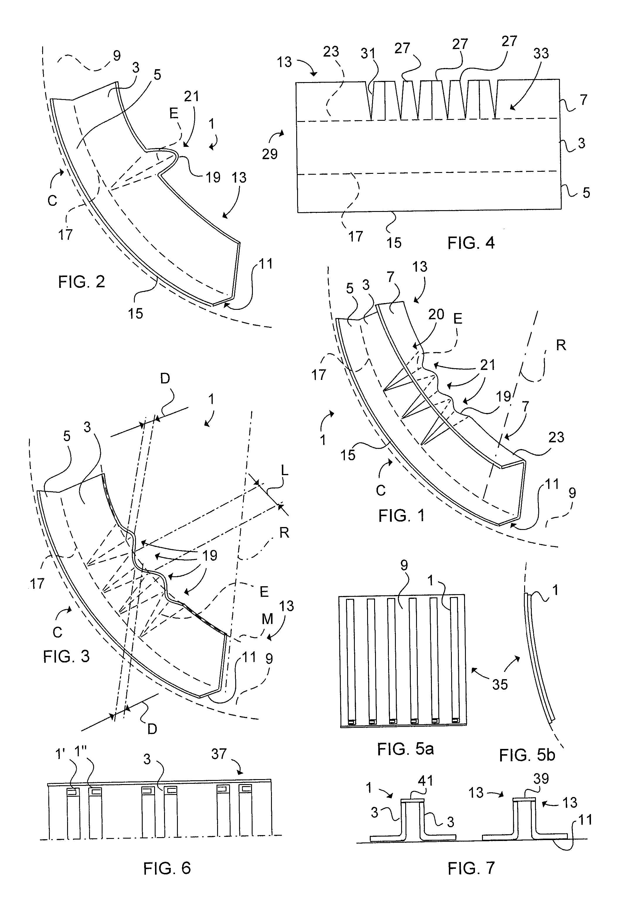Stiffening element and a method for manufacturing of a stiffening element