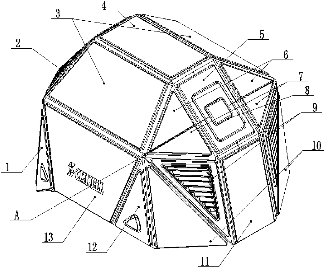 Foldable safety protection cap