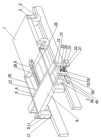 A mobile double-track flaw detection device and its use method