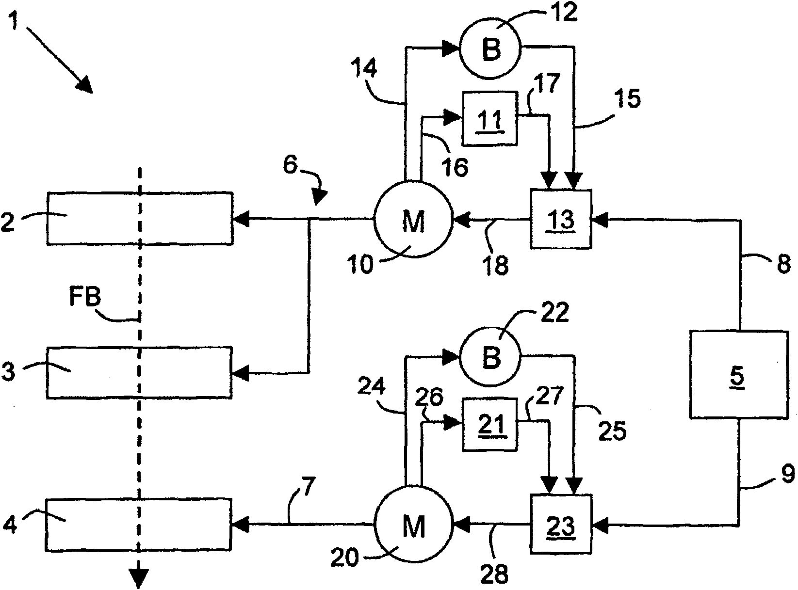 Drafting arrangement for a spinning machine