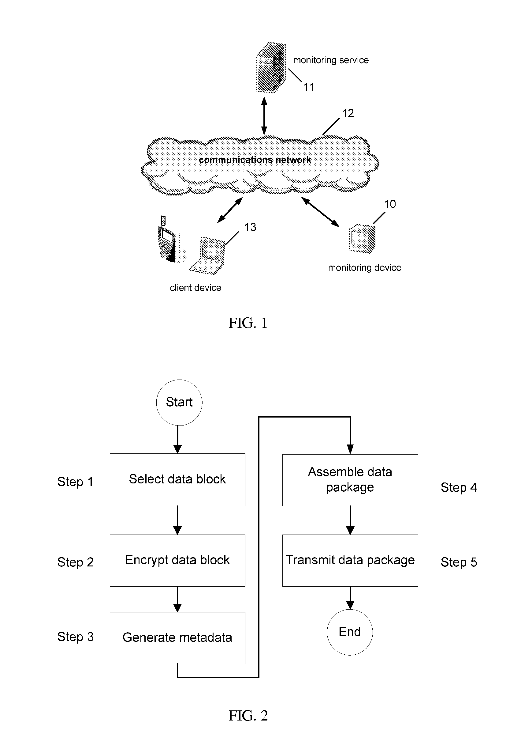 System and method for hosting encrypted monitoring data