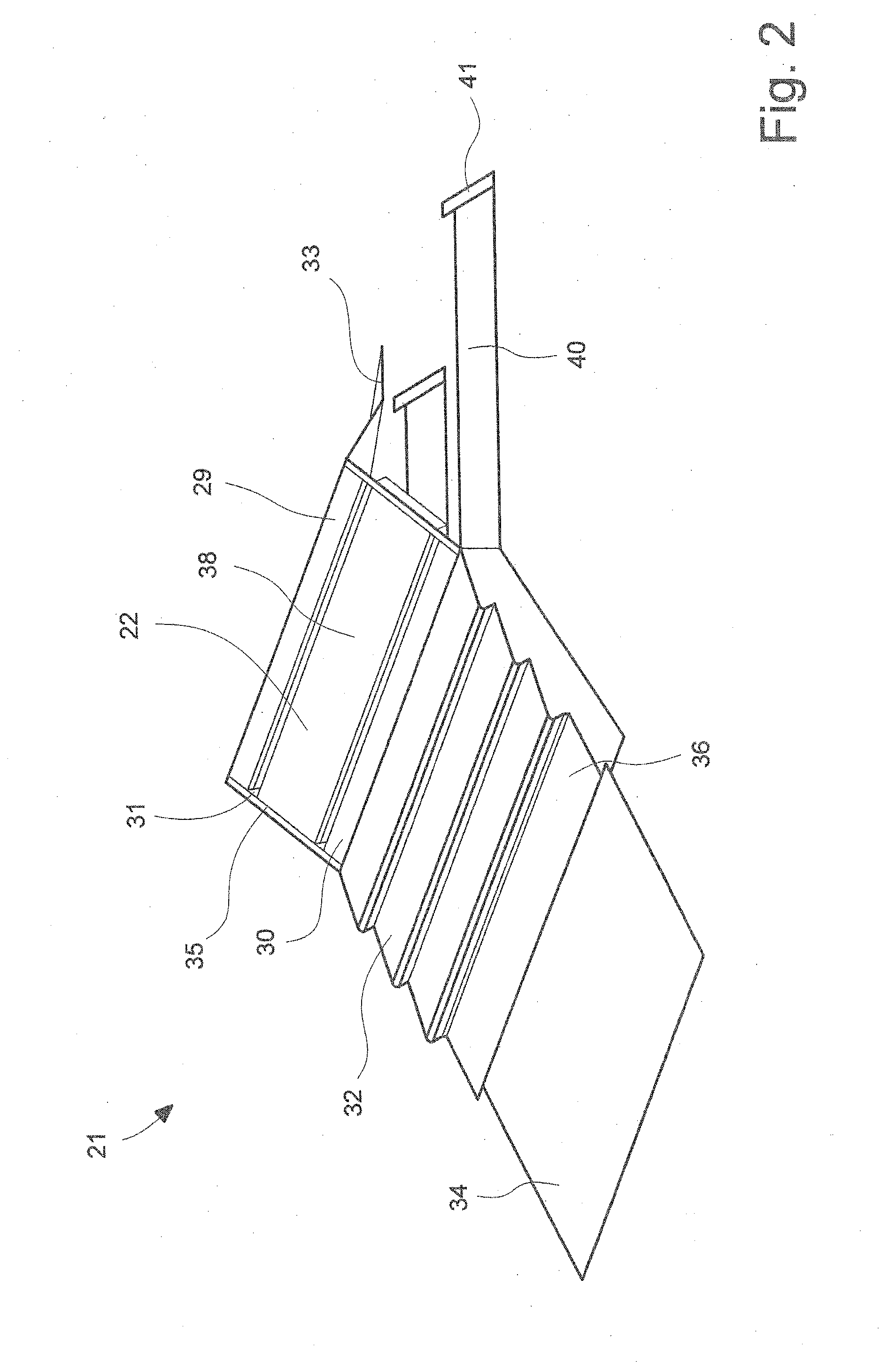 Self-propelled agricultural harvesting machine with loss-measuring device