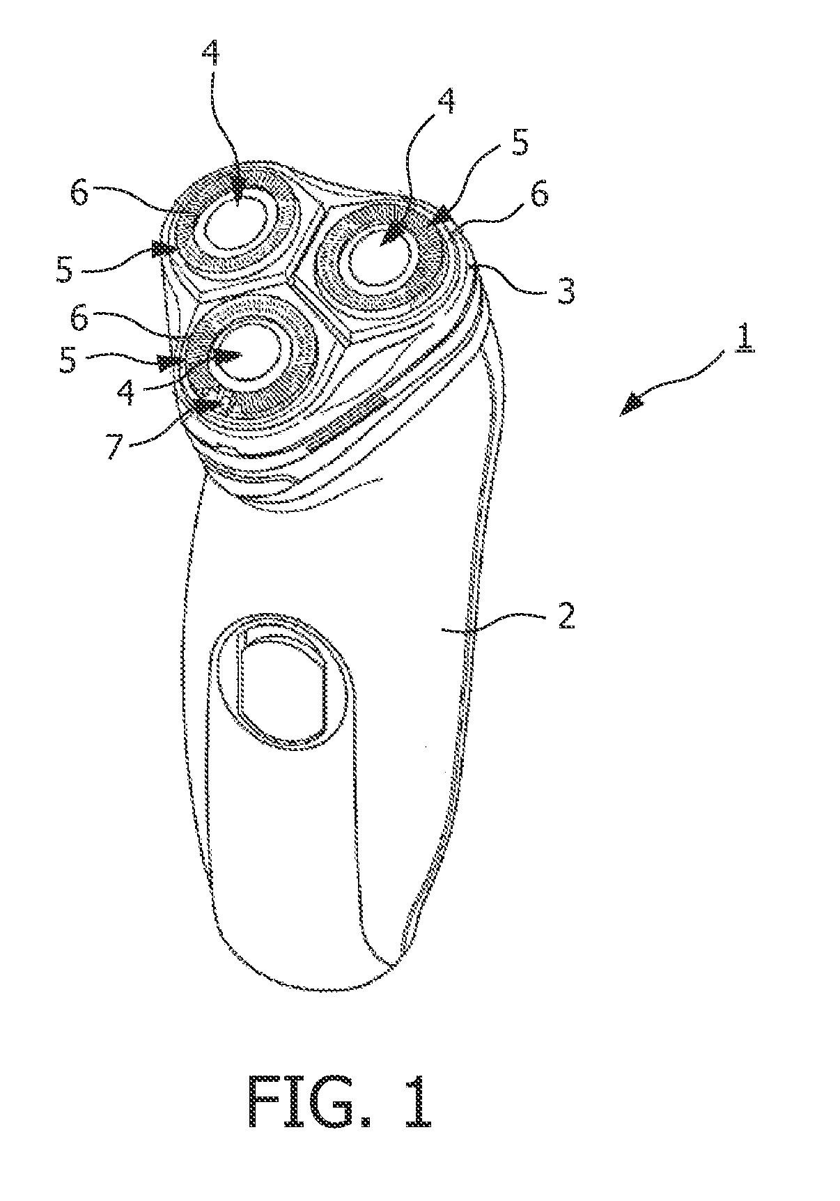 Carrier for a shaving device, comprising pairs of a cutting element and a hair lifting element
