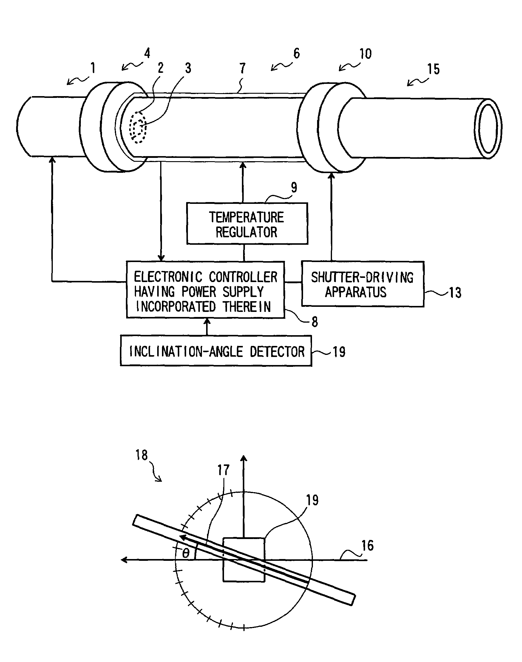 Method and device for preventing dew condensation and frosting on optical glass window