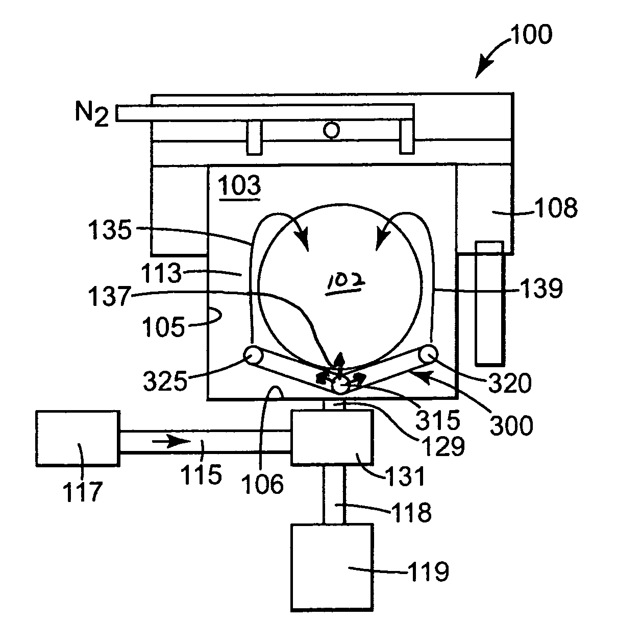 Transition flow treatment process and apparatus