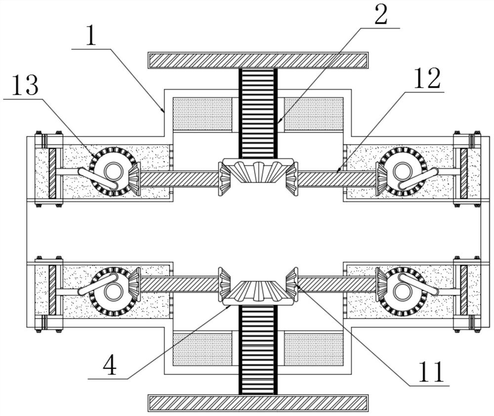 Anti-blocking regulating valve for sewage pipeline of municipal construction site