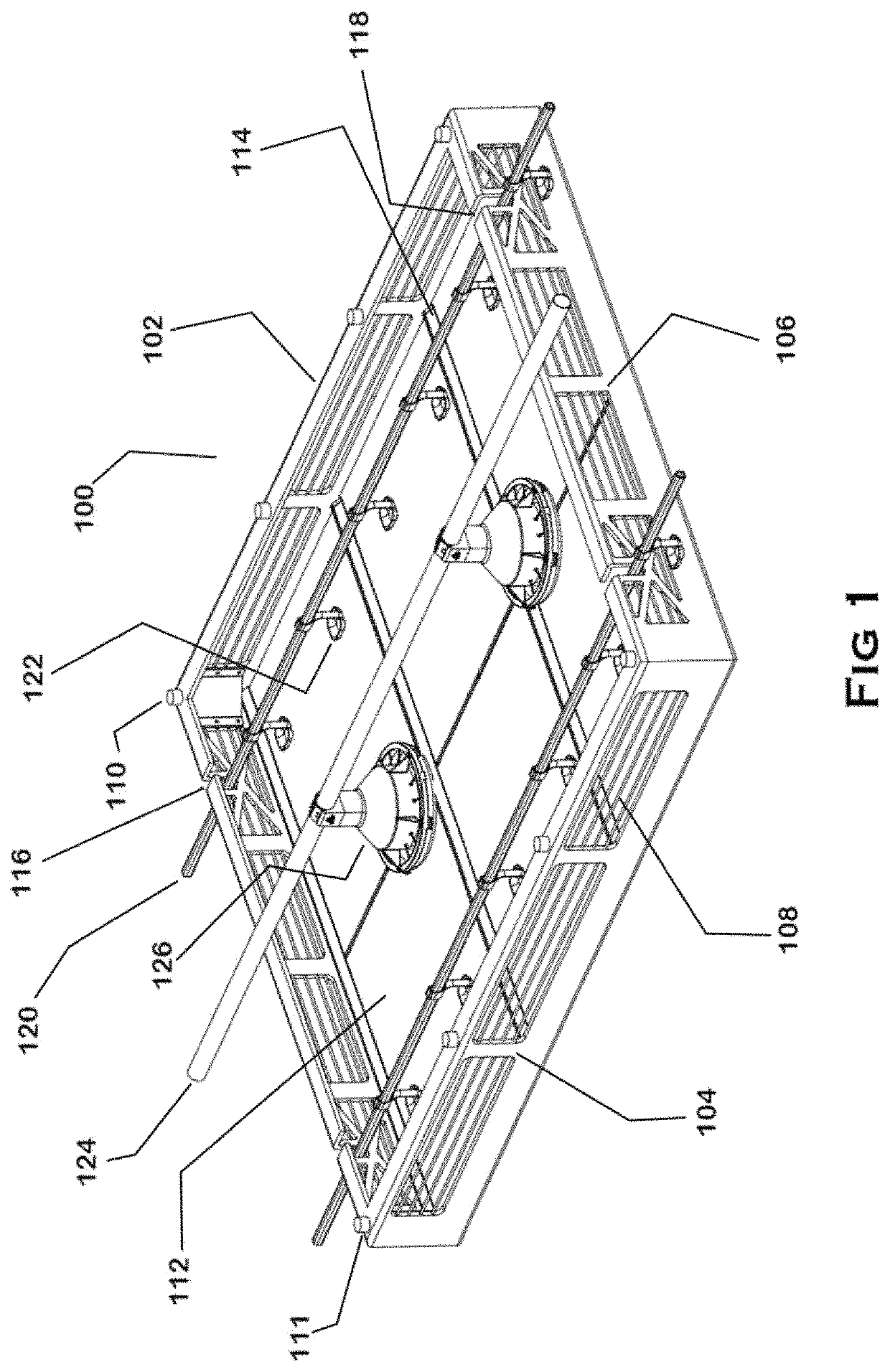 Portable basket colony for growing and transport and method of use