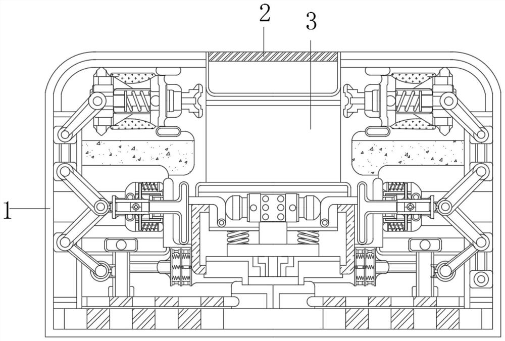 Automatic sealing and external drainage device for vending machine in rainy days when water enters vending machine