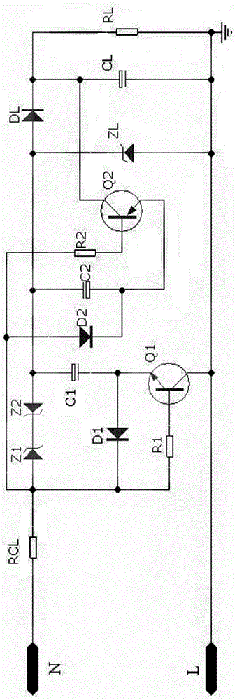 Constant current step-down power supply