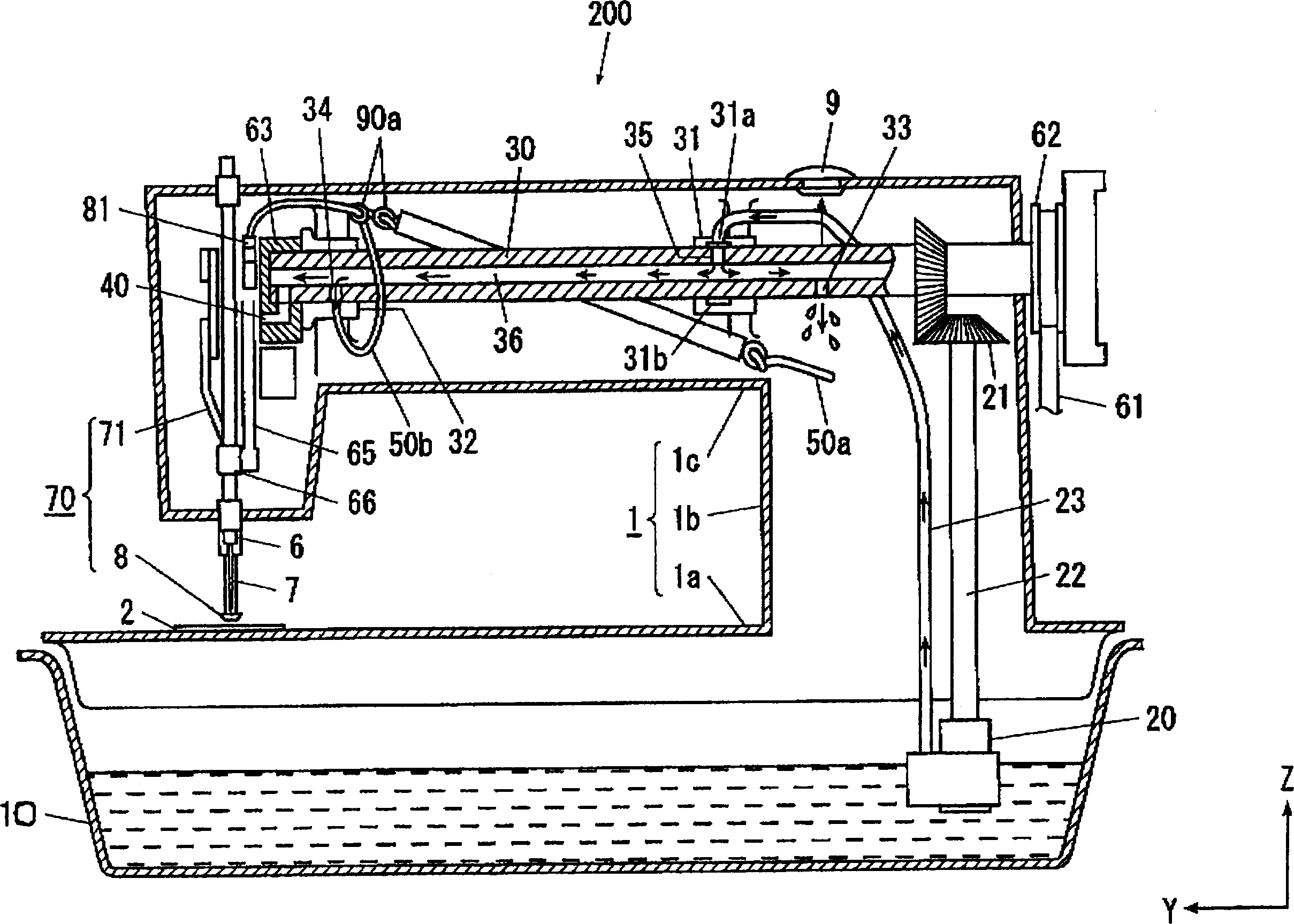 Oil feeding device of sewing machine