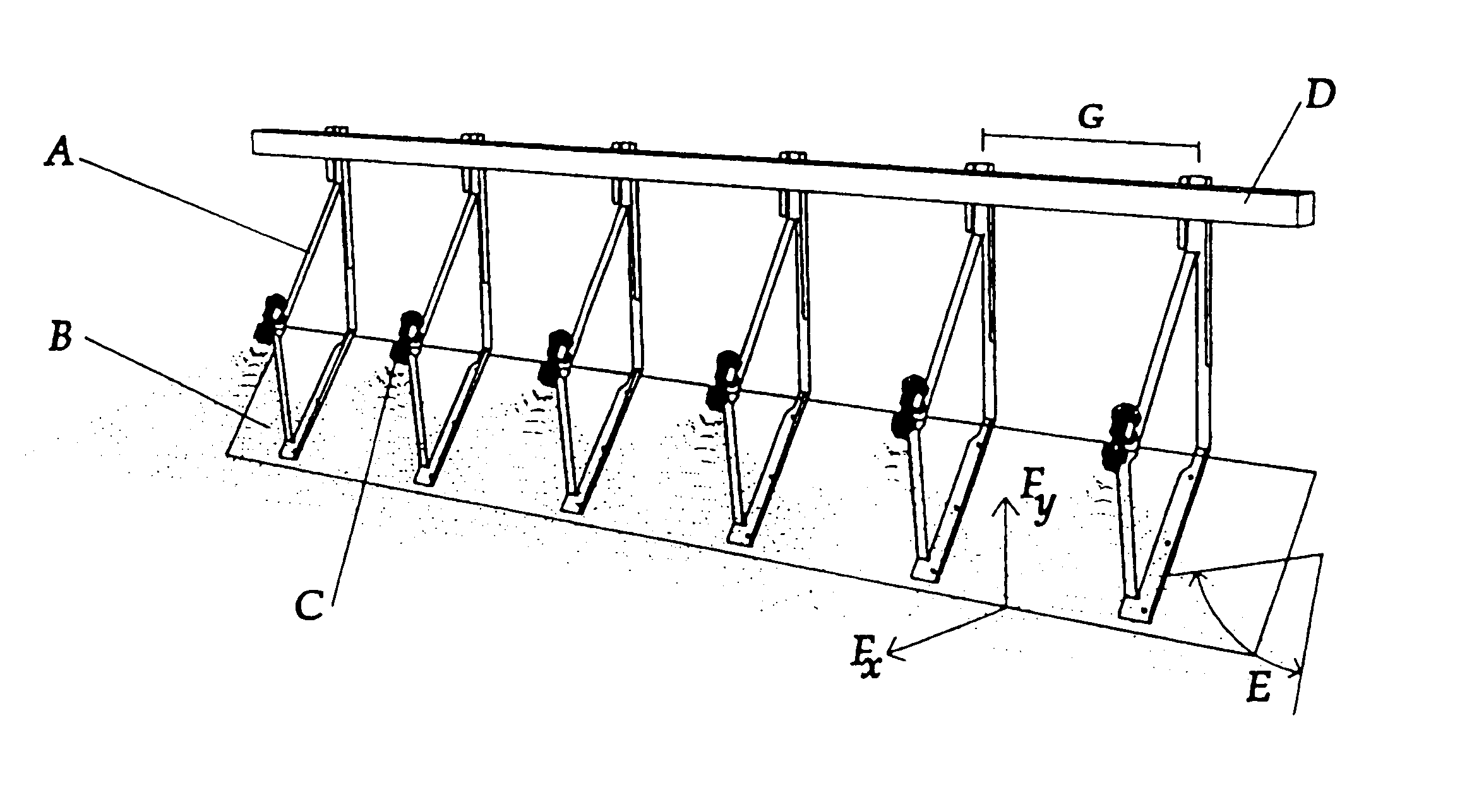 Apparatus for application of liquid used in agriculture, horticulture and forestry, use of such an apparatus, and a method of its manufacturing