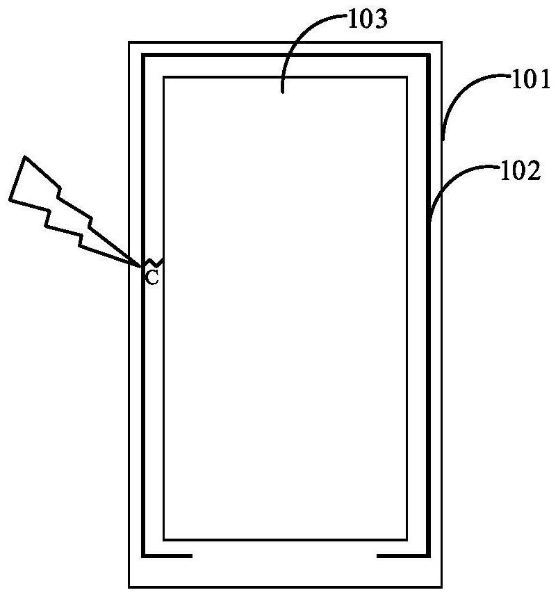 Glass substrates, display panels, displays and electronic equipment