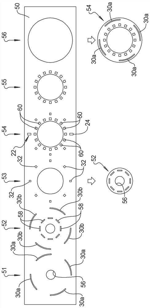 Motor stator back-iron cooling through internal channels