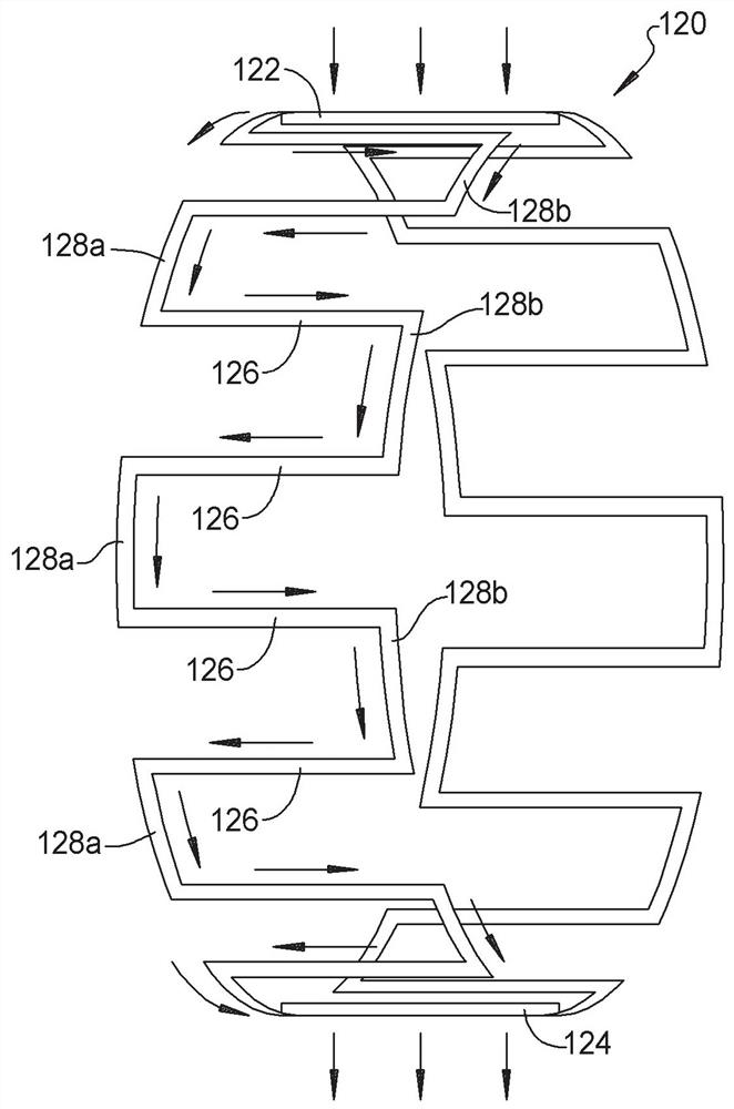 Motor stator back-iron cooling through internal channels