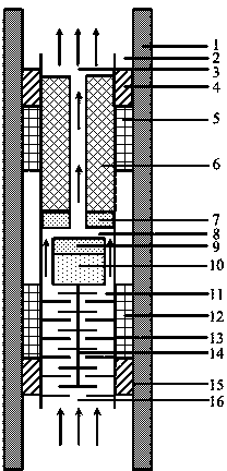 Self-heating natural gas hydrate preventing device